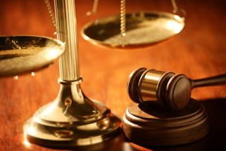 Legal Scales and Gavel