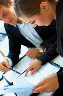Paralegal and Client Paralegal and client